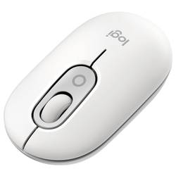 Logitech POP optická myš, přenos Bluetooth®, 4 tlačítko, 4000 dpi, bílá