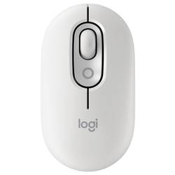 Logitech POP optická myš, přenos Bluetooth®, 4 tlačítko, 4000 dpi, bílá