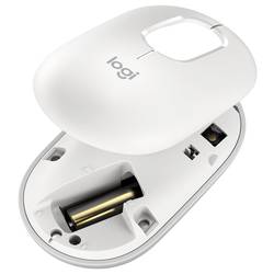 Logitech POP optická myš, přenos Bluetooth®, 4 tlačítko, 4000 dpi, bílá