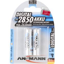 Ansmann Digital HR06 akumulátor AA, Ni-MH, 2650 mAh, 1.2 V, 2 ks