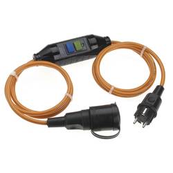 Bachmann 341.880 prodlužovací kabel s proudovým chráničem PRCD 230 V oranžová, černá