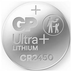 GP knoflíkový článek CR 2450 3 V 2 ks 540 mAh Li-MnO2 GP Ultra Plus Batterie Lithium Lithium Knopfzelle CR2450 2 Stück