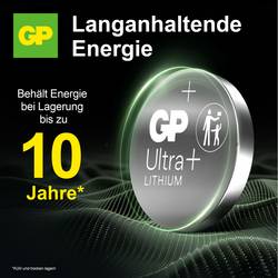 GP knoflíkový článek CR 2450 3 V 2 ks 540 mAh Li-MnO2 GP Ultra Plus Batterie Lithium Lithium Knopfzelle CR2450 2 Stück