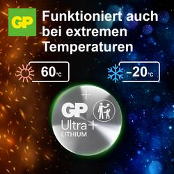 GP knoflíkový článek CR 2450 3 V 2 ks 540 mAh Li-MnO2 GP Ultra Plus Batterie Lithium Lithium Knopfzelle CR2450 2 Stück