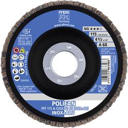 PFERD TOOLS 67656115 PFF 115 A-COOL 60 SG INOX+ALU vějířovitý brusný kotouč Průměr 115 mm Zrnitost 60 nerezová ocel 10 ks