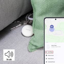 Hama Schlüsselfinder, für Android Mein Gerät finden-App, Bluetooth, Weiß vyhledávač klíčů bílá