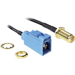 Delock pro Wi-Fi antény prodlužovací kabel [1x SMA zásuvka - 1x SMBA-(FAKRA) Z zásuvka] 0 m černá