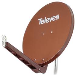 Televes S75QSD-Z satelit 75 cm Reflektivní materiál: hliník