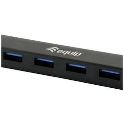 Equip 128954 USB Hub 4 porty USB-A USB 3.1 Gen1 5 GBit/s s konektorem USB C černá Equip Life USB 3.1 Type-C to 4-Port USB 3.0 Hub