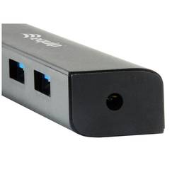 Equip 128954 USB Hub 4 porty USB-A USB 3.1 Gen1 5 GBit/s s konektorem USB C černá Equip Life USB 3.1 Type-C to 4-Port USB 3.0 Hub
