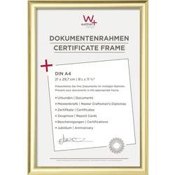 walther+ design KP130G vyměnitelný fotorámeček Formát papíru: A4 (š x v x h) 23.80 x 32.80 x 1.70 cm zlatá