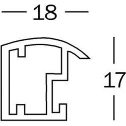 walther+ design KP130G vyměnitelný fotorámeček Formát papíru: A4 (š x v x h) 23.80 x 32.80 x 1.70 cm zlatá