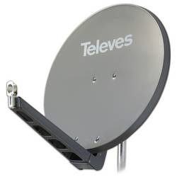 Televes S85QSD-G satelit 85 cm Reflektivní materiál: hliník