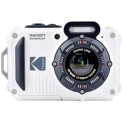 Kodak Pixpro WPZ2WH digitální fotoaparát 15 Megapixel Zoom (optický): 4 x bílá akumulátor, blesk stabilizace obrazu, Wi-Fi, vodotěsný, voděodolný, odolný proti