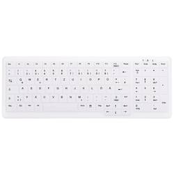 Active Key AK-C7000F-UVS-W/GE kabelový hygienická klávesnice německá, QWERTZ bílá s podsvícením