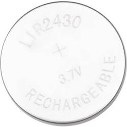 Akyga AKY1889 knoflíkový akumulátor LIR 2430 Li-Ion 95 mAh 3.7 V 1 ks