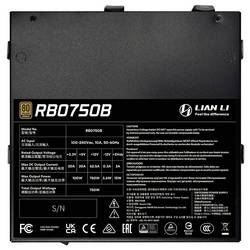 Lian Li RB Series 80 PLUS Bronze PC síťový zdroj 750 W ATX 80 PLUS® Bronze