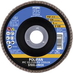 PFERD TOOLS 67769125 PFC 125 Z 120 PSF STEELOX vějířovitý brusný kotouč Průměr 125 mm Zrnitost 120 10 ks