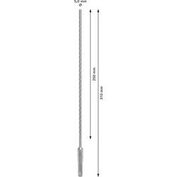 Bosch Accessories 2608836607 2608836607 wolfram-karbid příklepový vrták 5 mm Celková délka 310 mm SDS plus 1 ks