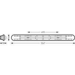 Trilux Nextrema G3 #6628240 LED světlo do vlhkých prostor LED 27 W bílá antracitová