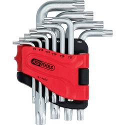 KS Tools 151.4900 TX sada klíčů T 8, T 10, T 15, T 20, T 25, T 27, T 30, T 40, T 45, T 50 10dílná