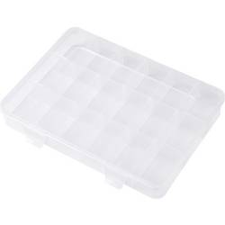 TRU COMPONENTS TC-SG18-012 krabička na malé součástky (d x š x v) 200 x 160 x 30 mm přihrádek: 18 variabilní rozčlenění Obsah 1 ks