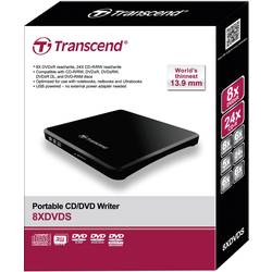Transcend TS8XDVDS-K externí DVD vypalovačka Retail USB 2.0 černá