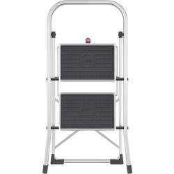 Hailo K70 4392-801 hliník sklápěcí schůdky skládací max.prac. výška: 2.25 m stříbrná, černá 3.3 kg