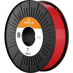 BEDROCK 3D Pet-0314a075 PET Red 1.75 mm 750 g vlákno pro 3D tiskárny polyethylen (PET) 1.75 mm 750 g červená 1 ks