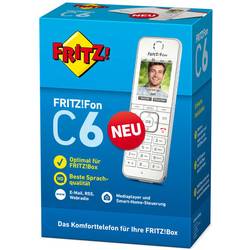 FRITZ! FRITZ!Fon C6 bezdrátový VoIP telefon záznamník, dětský telefon, handsfree, PIN kód LCD displej bílá