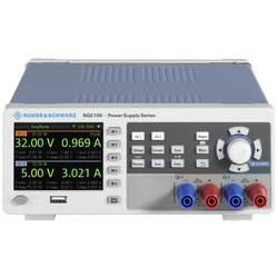 Rohde & Schwarz NGE-COM3b laboratorní zdroj s nastavitelným napětím, 0 - 32 V/DC, 0 - 3 A, 100 W, USB, OVP, lze dálkově ovládat, výstup 3 x, 5601.3800P88
