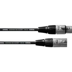 Cordial CFM 20 FM XLR propojovací kabel [1x XLR zásuvka - 1x XLR zástrčka] 20.00 m černá
