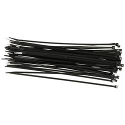 Hama kabelová šňůra plast černá flexibilní (d x š) 30 cm x 4.8 mm 50 ks 00221001