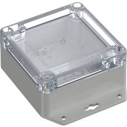TRU COMPONENTS 6U07090905639 TC-13865244 Průmyslová skříň 121.5 x 91.5 x 45 polykarbonát světle šedá, transparentní 1 ks