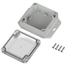 TRU COMPONENTS 6U07090905639 TC-13865244 Průmyslová skříň 121.5 x 91.5 x 45 polykarbonát světle šedá, transparentní 1 ks