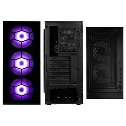 Kolink Observatory HF Plus Glass ARGB midi tower PC skříň černá