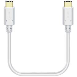Hama Nabíjecí kabel USB USB 2.0 USB-C ® zástrčka, USB-C ® zástrčka 1.50 m bílá 00201592