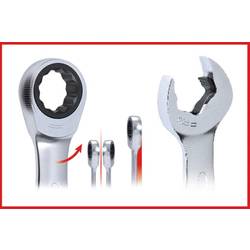 KS Tools 503.5205 sada očkoplochých klíčů 5dílná Délka klíče (cm) (jen pro nadpis) 19 mm