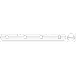 OSRAM HOMELIGHTING Submarine Sensor 60cm 8W 4000K LED svítidlo do vlhkých prostor s detektorem pohybu LED pevně vestavěné LED