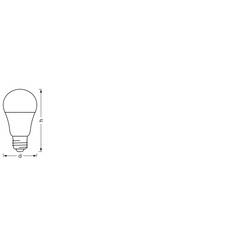 OSRAM HOMELIGHTING 4099854460333 LED Energetická třída (EEK2021) F (A - G) E27 válcový tvar 9 W RGBW (Ø x v) 60.00 mm x 60.00 mm stmívatelná 1 ks