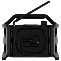 PerfectPro RockPro PE-RP2 odolné rádio, DAB+, FM, AUX, Bluetooth, USB, s USB nabíječkou, voděodolné, prachotěsné, nárazuvzdorné, funkce alarmu, s akumulátorem,