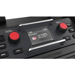 PerfectPro RockPro PE-RP2 odolné rádio, DAB+, FM, AUX, Bluetooth, USB, s USB nabíječkou, voděodolné, prachotěsné, nárazuvzdorné, funkce alarmu, s akumulátorem,