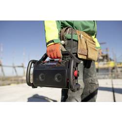 PerfectPro RockPro PE-RP2 odolné rádio, DAB+, FM, AUX, Bluetooth, USB, s USB nabíječkou, voděodolné, prachotěsné, nárazuvzdorné, funkce alarmu, s akumulátorem,