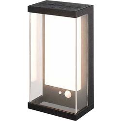 V-TAC 23032 VT-1193 venkovní solární nástěnné osvětlení s PIR senzorem LED LED 1 W černá