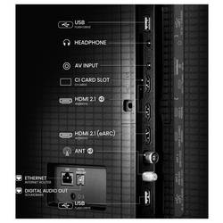 Hisense 55A7Q LED TV, 139 cm 55 palec, E (A - G), černá