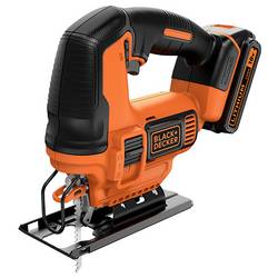 Black & Decker akumulátorová přímočará pila , akumulátor, vč. nabíječky, 18 V, 2.0 Ah, BDCJS18-QW