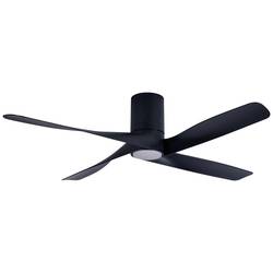 Lucci AIR Riviera stropní ventilátor 35 W (Ø x v) 132 cm x 28 cm černá s dálkovým ovládáním