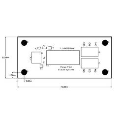 scaleo systems deska s relé 1 ks Typ 24V 2 přepínací kontakty 24 V/DC