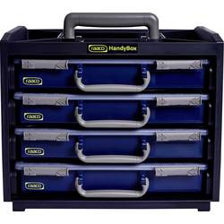 raaco HandyBox 55x4 nosný rám pro boxy na díly (d x š x v) 376 x 265 x 310 mm přihrádek: 4 variabilní rozčlenění Piece Obsah 1 ks