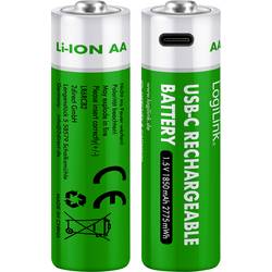 LogiLink LR6RCB2 akumulátor AA, Li-Ion, 1850 mAh, 1.5 V, 2 ks